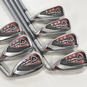 Callaway RAZR X HL 6-PW,AW,SW Iron Set Ladies Womens Flex 50g Graphite #226377