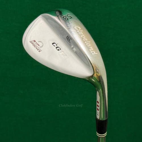 Cleveland CG12 Chrome 58-14 58 Lob Wedge Dynamic Gold Steel Wedge Flex
