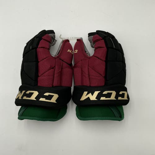 (Used) Arizona Coyotes #58 CCM 14" Pro Stock HG12 Gloves