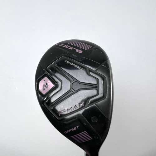 Cobra F-MAX Airspeed Offset Womens 5 Hybrid 26* Ozik Program F15 50g Ladies RH