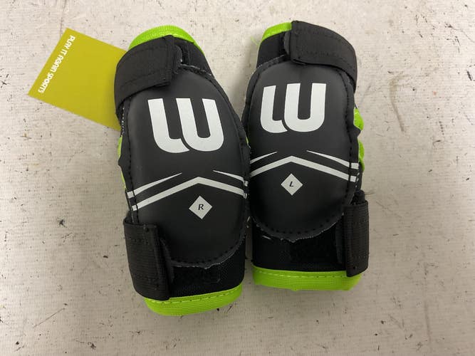 Used WinnWell NXT YTH ELBOW GUARDS Youth Elbow Pads Black SM 11855-S000209602