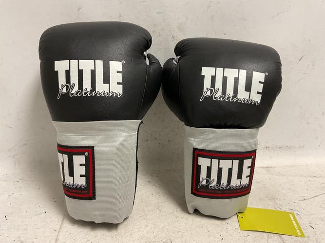 Used Title PLATINUM Boxing Gloves Black LG 11855-S000209591