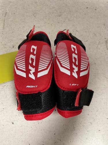 Used CCM JETSPEED FT350 Youth Elbow Pads Black And Red SM 11855-S000209541