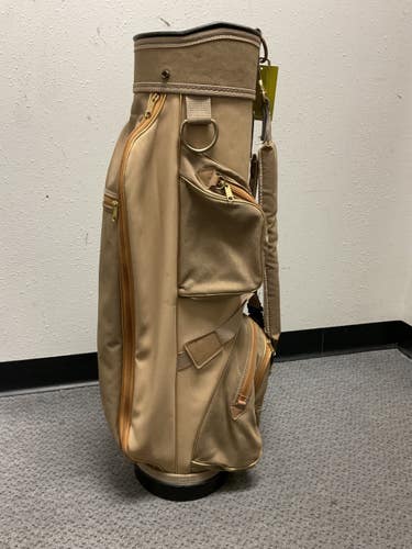 Used Tour Edge BURTON VINTAGE BAG Mens Stand Bag Tan 11855-S000209502