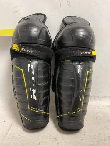 Used CCC TACKS 9080 Junior Shin Guards Black 12" 11855-S000209494