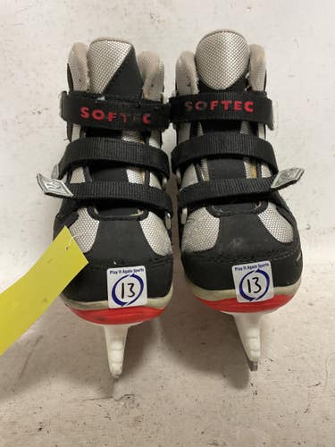 Used Jackson SOFTEC Boys Softboot Skate Black Youth 13.0 11855-S000209491