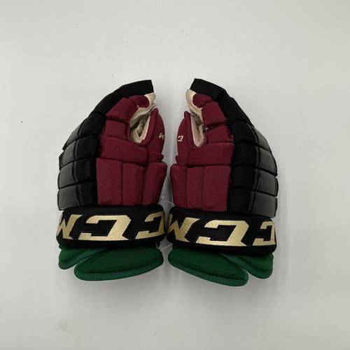 Lightly Used Arizona Coyotes CCM 13" Pro Stock HG97 Gloves
