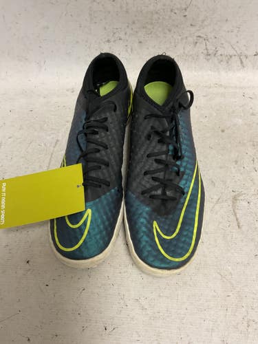 Used Nike 852483-376 Soccer Cleats Navy Blue And Lime Senior 6 11855-S000209377