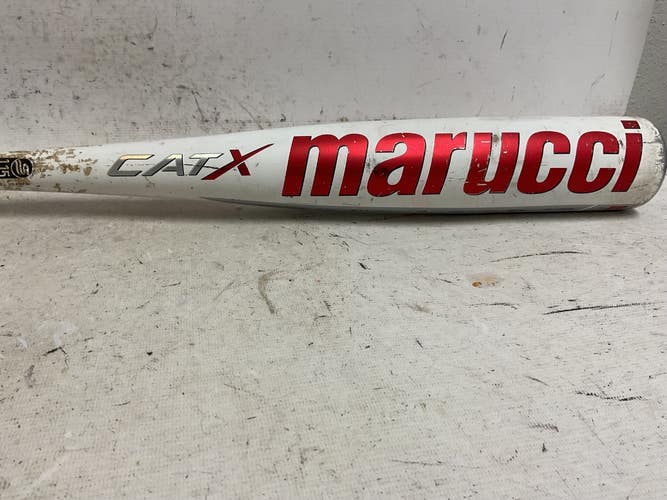Used Marucci MSBCX8 BB/SB USSSA 2 3/4 Bat Cardinal And White 31" 11855-S000209609