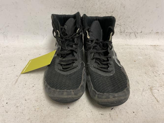 Used Asics 1081A021 Wrestling Shoes Black Senior 8.5 11855-S000209351