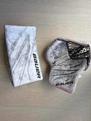 Bauer X5 Pro Full Right Glove and Blocker (Senior)