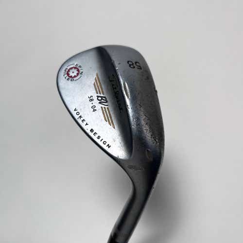 Titleist Vokey Spin Milled Chrome 2009 Lob Wedge LW 58* 4 Bounce TT DG Wedge RH