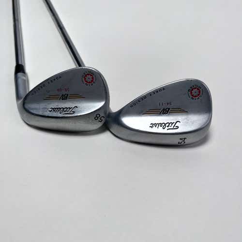 Titleist Vokey Spin Milled Chrome 2009 Wedge Set 54* 11 | 58* 8 Wedge RH