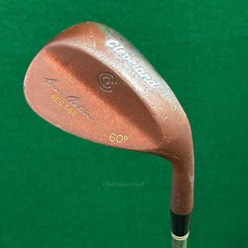 Cleveland Tour Action REG 588 Raw 60 Lob Wedge Stepped Steel Wedge Flex
