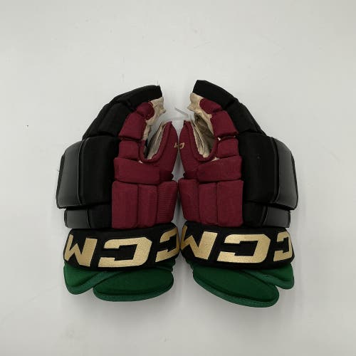 (Used) Arizona Coyotes CCM 14" Pro Stock HG97 Gloves