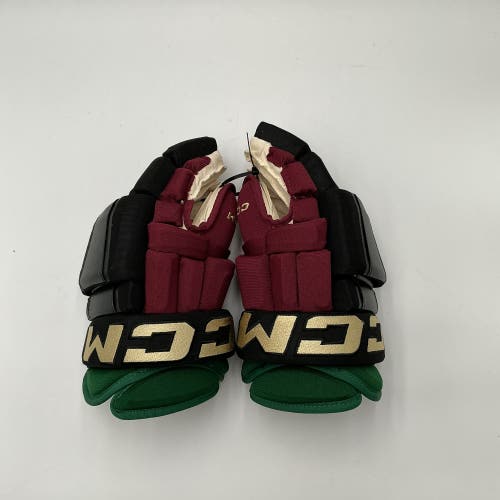 Lightly Used Arizona Coyotes CCM 14" Pro Stock HG97 Gloves