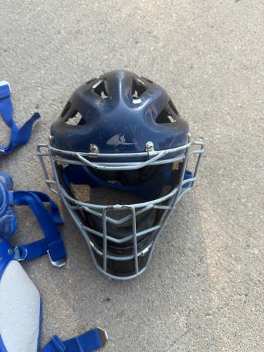 Champro CM6 Adult Hockey-Style Catcher’s Helmet - Royal Blue
