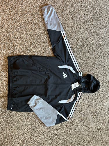 Black Men's Large Adidas Tiro26 Rain Jacket (New)