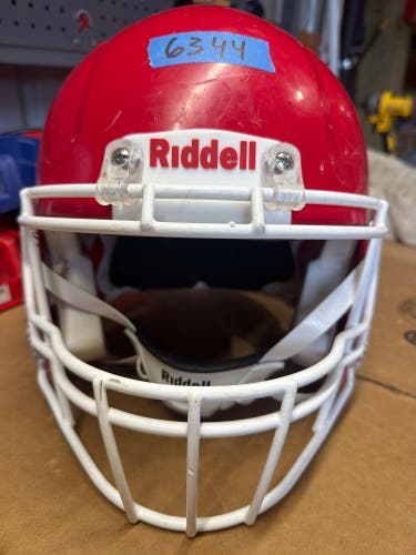 USED RIDDELL SPEED ICON ADULT HELMET - XL - SCARLET