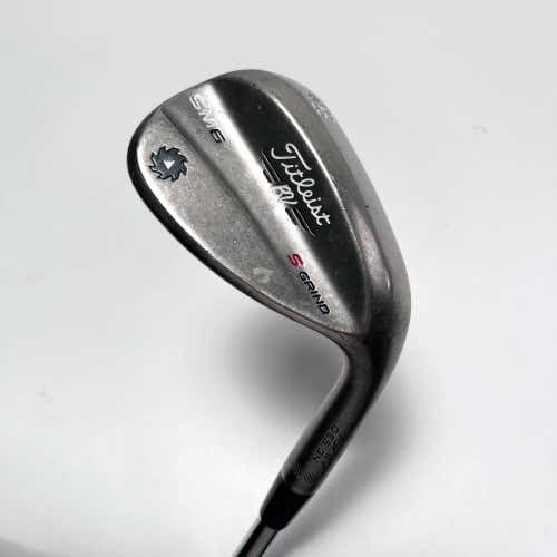 Titleist Vokey SM6 Steel Grey Lob Wedge LW 58* 10 Bounce S-Grind SM6 Wedge RH