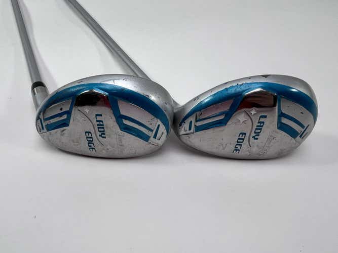 Tour Edge Lady Edge 6 & 7 Hybrid Set 31* | 35* Lady Edge Ladies Graphite RH