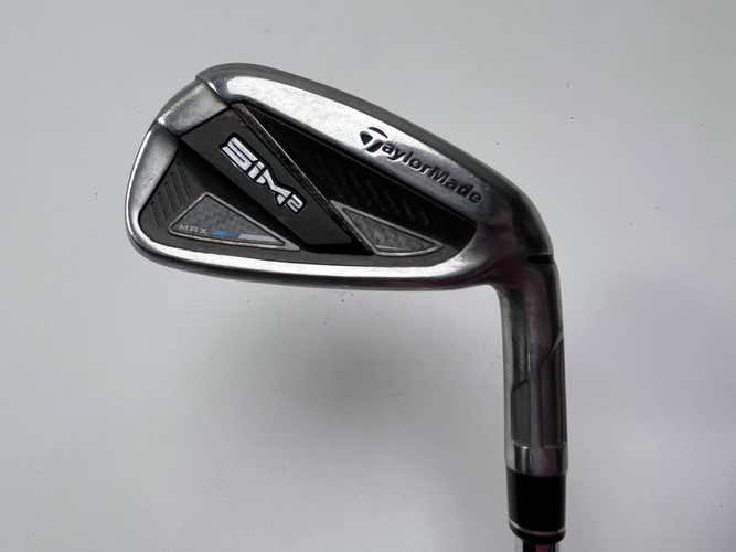 TaylorMade SIM2 MAX Single 6 Iron KBS Max MT 85g Regular Steel Mens RH