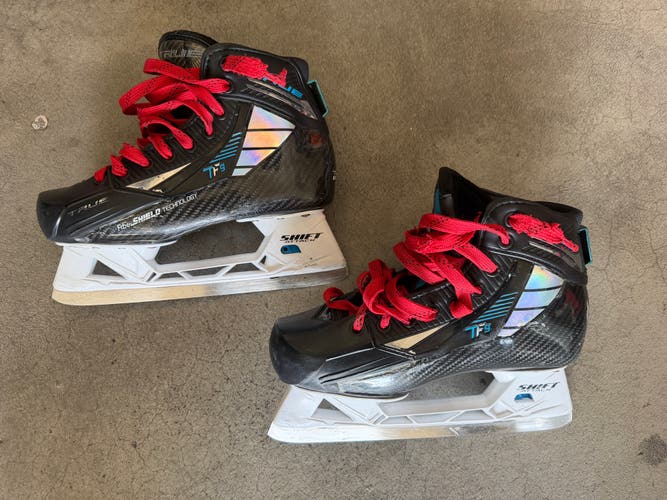 2021 True TF9 Hockey Goalie Skates Regular Width 6 (Used)
