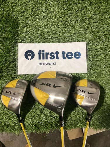 Nike SQ Sumo Sasquatch Fairway Woods Set 1-3-5  With Stiff Graphite Shafts