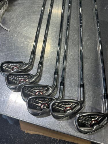 Men's TaylorMade Burner Left Hand Iron Set Regular Flex 6 Pieces (Used)