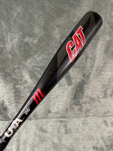2021 Marucci CAT Alloy Bat USABat Certified (-11) Alloy 15 oz 26" (Used)