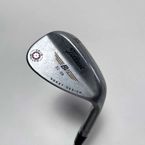 Titleist Vokey Spin Milled Chrome 2009 Gap Wedge GW 52* 8 Bounce Wedge RH