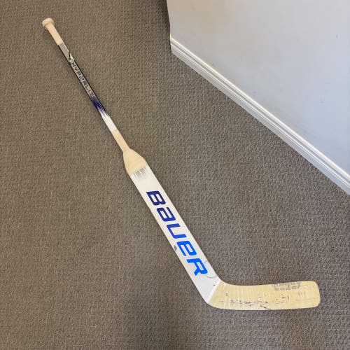 NHL PRO STOCK Bauer Vapor Hyperlite 2 Regular Goalie Stick 26" Paddle Joseph Woll (Used)