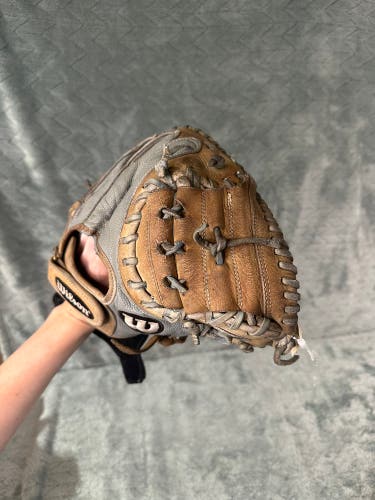 Silver Wilson A2000 RH Catcher's Baseball Glove 33" (Used)