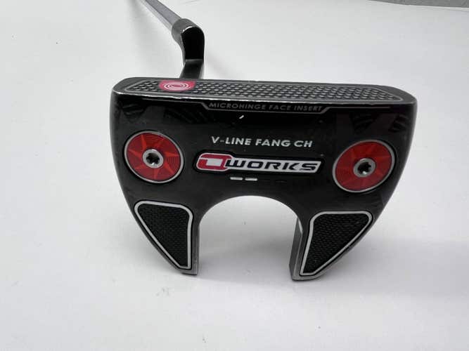 LEFTY Odyssey O-Works V-Line Fang CH Putter 33" Mens LH