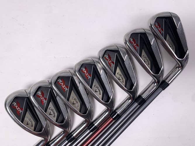 Callaway Razr X Iron Set 6-PW+AW+SW 55g Ladies Graphite Womens RH