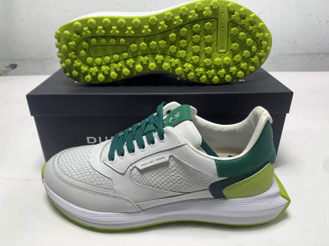 Duca Del Cosma Davanti 2 Golf Shoes White Men's SZ 9 NIB