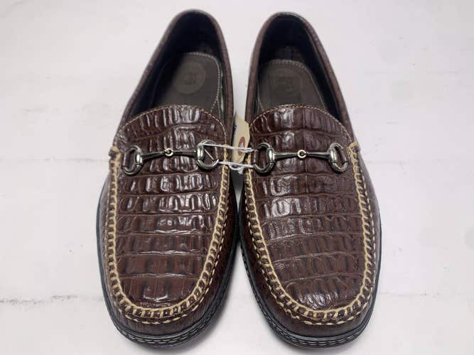 T.B. PHELPS Bit Driver Loafers Brown Men's SZ 10