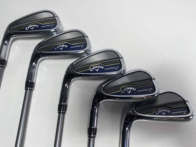LEFTY Callaway Paradym X Iron Set 6-PW Project X HZRDUS 5.5 65g Regular LH