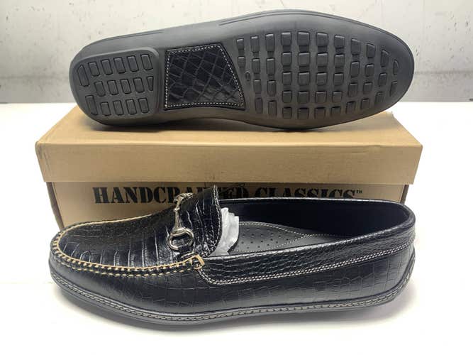 T.B. PHELPS Bit Driver Loafers Black Men's SZ 14 W NIB