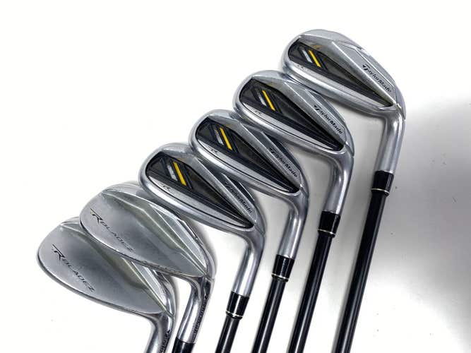 TaylorMade RocketBladez Iron Set 7-PW+AW+SW RocketFuel 45g Ladies RH