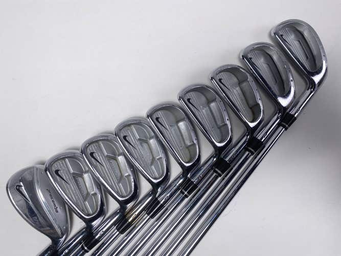 Nike Forged Pro Combo OS Iron Set 3-PW+SW  Dynamic Gold Stiff RH +1''