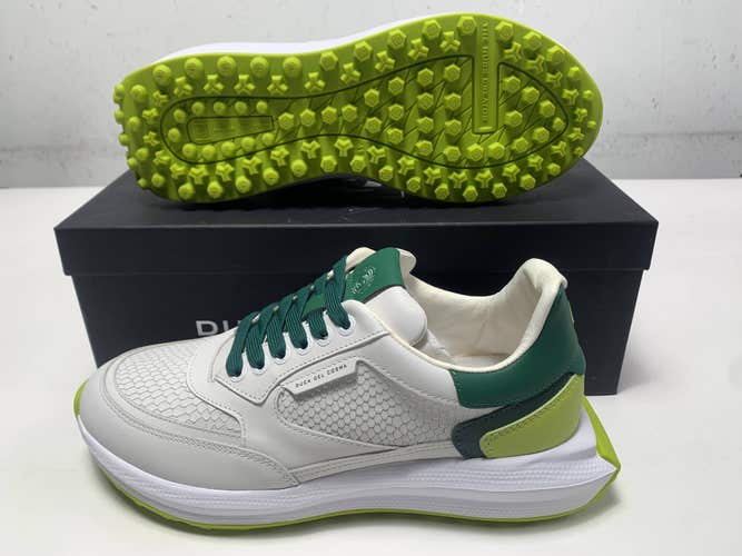 Duca Del Cosma Davanti 2 Golf Shoes White Men's SZ 8 NIB