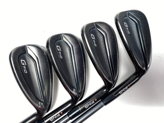 Ping G710 Iron Set 7-PW Orange Dot 2* Flat TFC 80i Lite Senior RH +1''