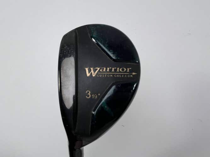 LEFTY Warrior Custom Golf 3 Hybrid 19* Tour 3.1 Stiff LH