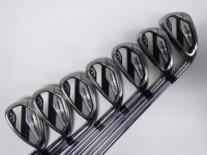 Callaway Mavrik Iron Set 4-PW True Temper XP 95 ST15 R300 Regular 2* Flat RH