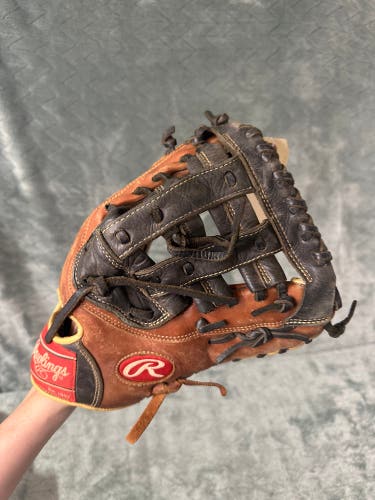 Brown Rawlings Sandlot RH First Base Baseball Glove 12.5" (Used)