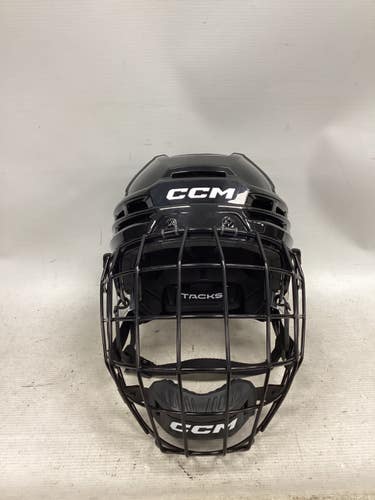 Used CCM TACKS 720 L Helmet Cage Combo Black LG 11851-S000051922