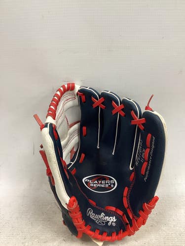 Used Rawlings PLAYERS SERIES BB/SB Glove RH Throw Navy Blue 11" 11851-S000051923