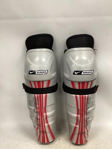 Used Bauer IGNITE 44 Intermediate Shin Guards Grey 13" 11851-S000051918