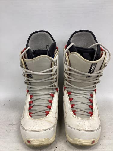 Used Burton MOTO Mens Snowboard Boots White Senior 11 11851-S000051873